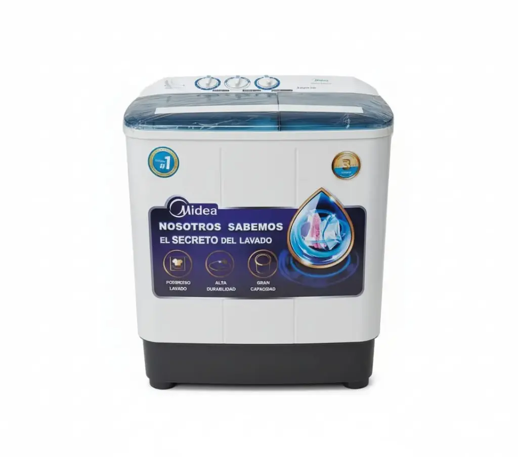 Lavadora semiautomática Midea, 19 libras Midea MTC-85P701QB